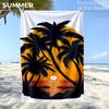 Quick-Drying Ultra-Fine Fiber Sports & Beach Towel - Absorbent, Digitally Printed for Adults