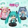 Anime Hatsune Miku Figur Mini Charakter Ornamente Kawai Rosa Grün Hatsune Heim Schreibtisch Dekoration Erwachsenen Spielzeug Kind Geburtstagsgeschenk