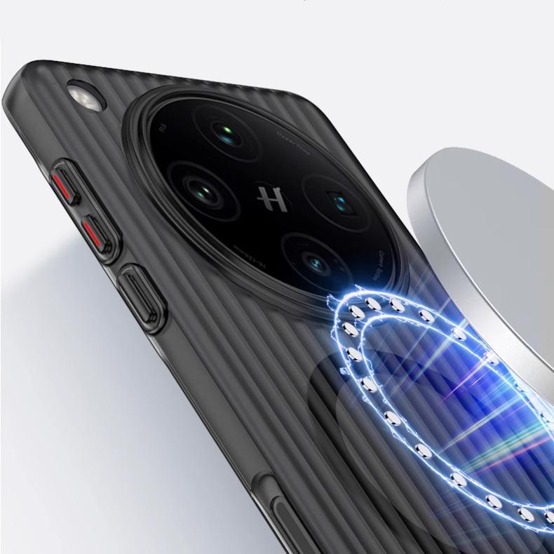Applicable To Oppofindx1pro Mobile Phone Case Findx1ultra Ultra-thin Corrugated Magnetic Suction X1 Matte Transparent Hard Case