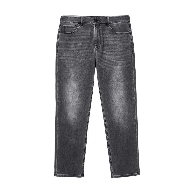 JACK&JONES Men's Washed Straight-Leg Jeans