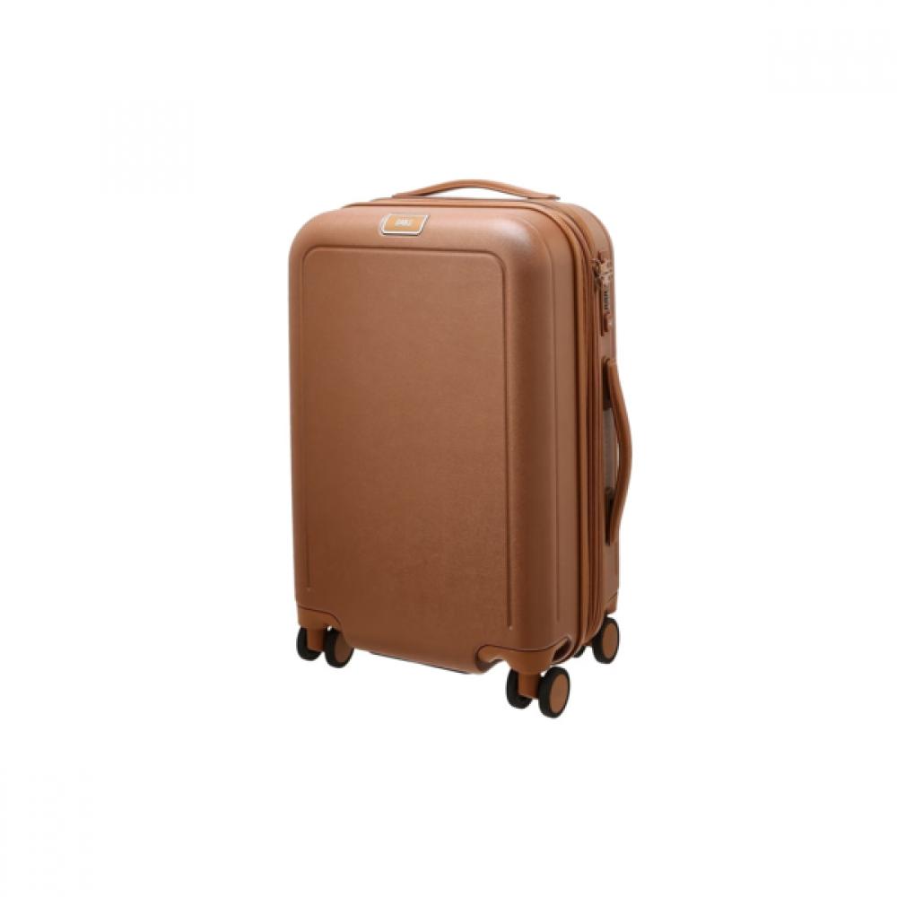 Daks Brown Solid Polycarbonate Hard Carrier 21inch Dbba6e521w2