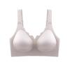 Big red silk jelly interlayer lifting soft support large size bra gathered anti-sagging comfortable pair of thin underwear