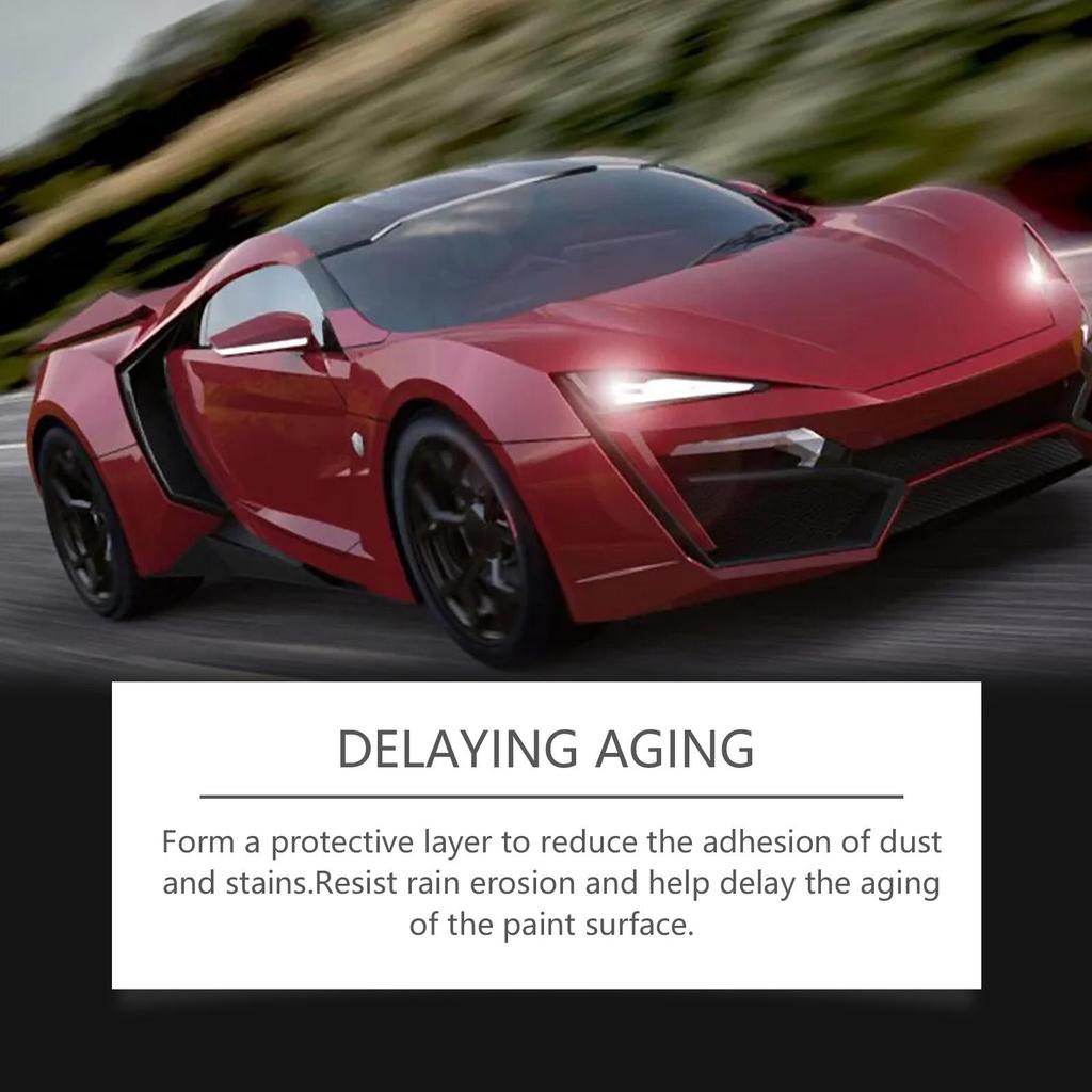 Homonth Car Care Wax, car polishing, renovation, paint scratch repair, paint surface brightening, dirt prevention, 1 set