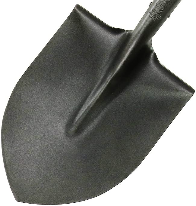 Senkichi SWS-1 Wooden Handle Shovel, Round, Width 230mm x Height 970mm x Depth 30mm, JIS Standard Compliant