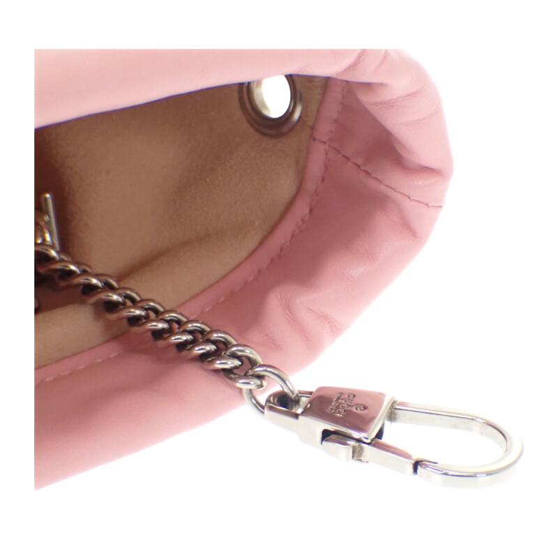 GUCCI 575163DTDRP5815 Shoulder Bag pink leather Women