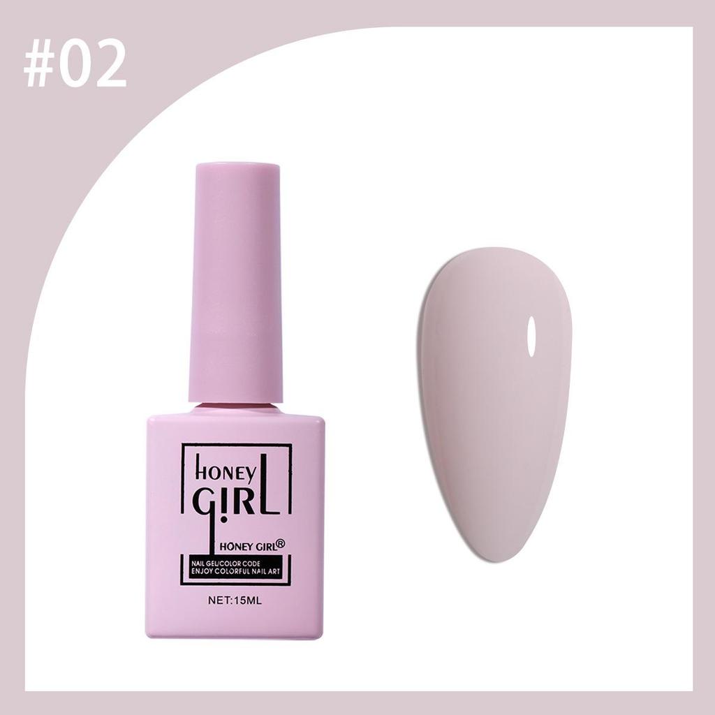 HONEYGIRL 36-Color Skin Tone Nail Polish Set - Blush, Nude, Pink Shades for Trendy Nails