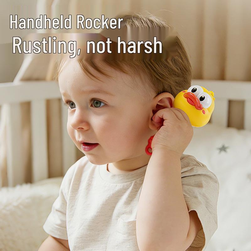Infant Bell Rattle Toy: Dinosaur Duck Shaker for Early Education and Grasping Training
