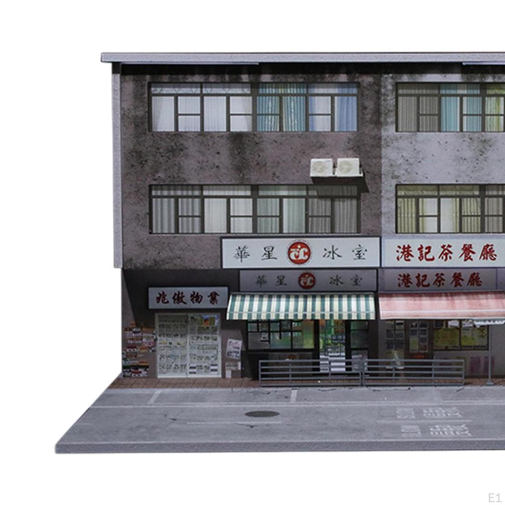 1:64 Scale Diecast Vehicle Model Display Case,Diecast Car Garage,with Lights,Layout Organizer