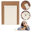 Supplies Diarybook Notepad Retro Car Line 16K Workbooks Kraft Paper Notebook B5 Coil Notebooks