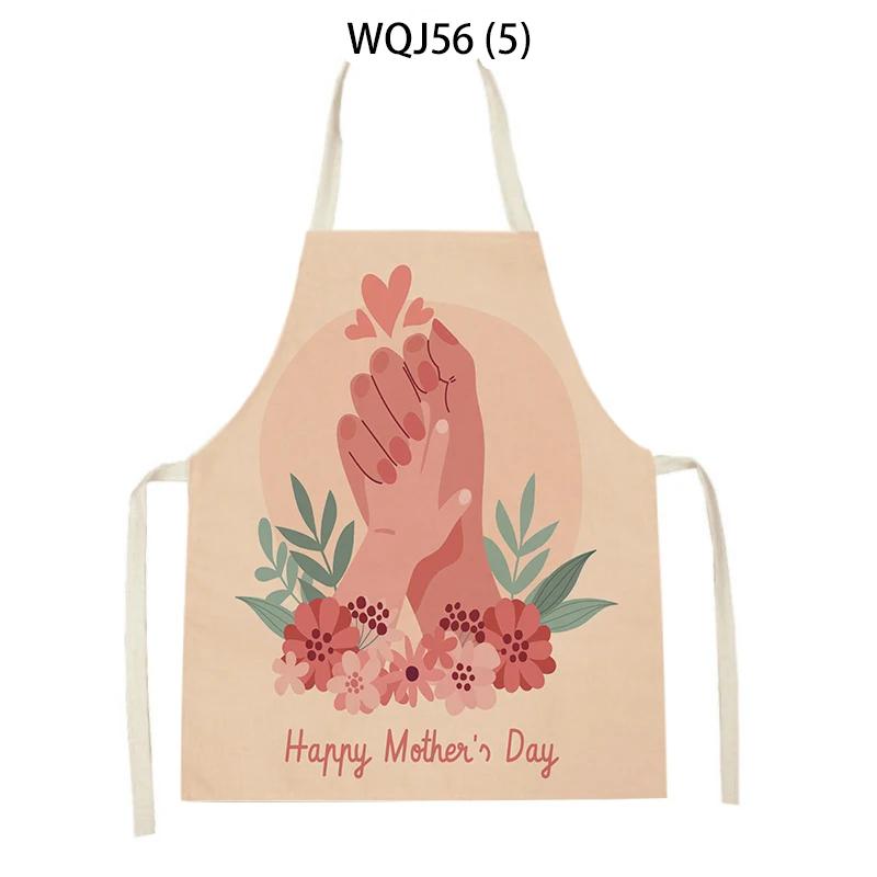 Cactus Pattern Home Cleaning Kitchen Aprons Plant Flowers Adult Kids Waist Bib Baking Accessories Cleaning Antifouling Apron