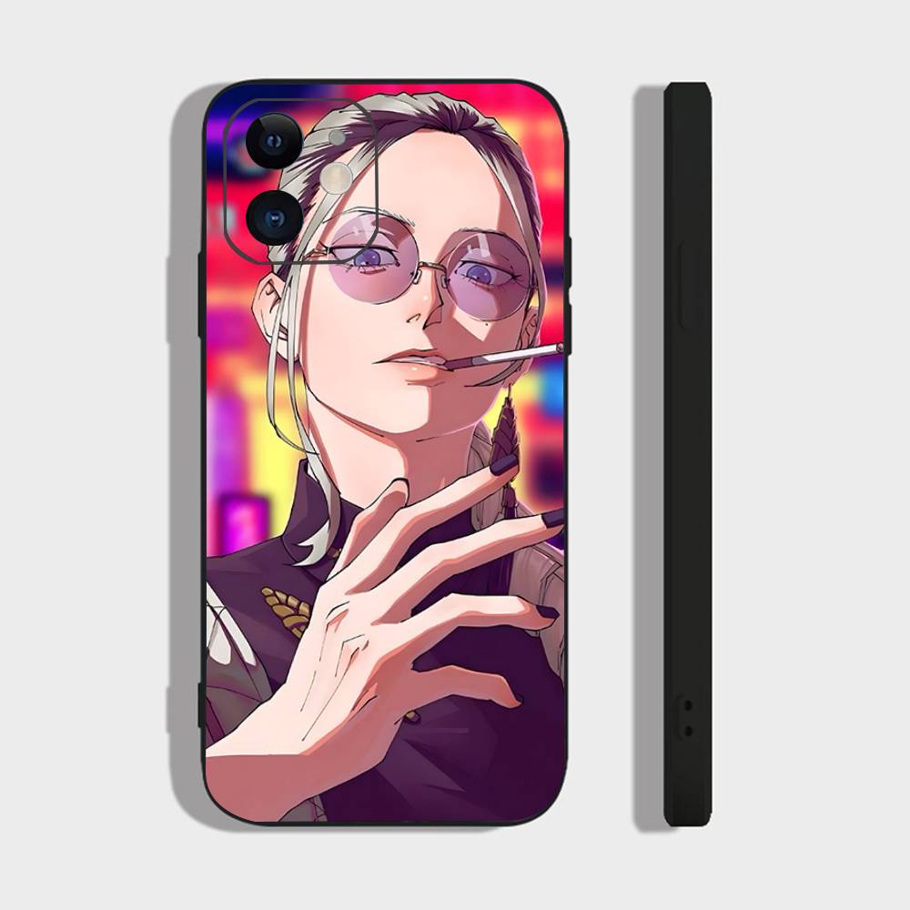 Tao S-Saotome Manga G-Gokurakugai Phone Case For IPhone 17 Air 16 15 14 13 Pro Max 11 12 Black Silicone Cover
