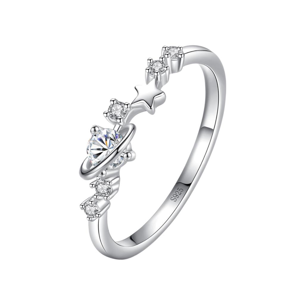 Ada Jewelry Factory Fournisseur Bijoux Sterling Silver 925 Women Zircon Ring