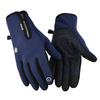 Unisex Waterproof Touchscreen Cycling Gloves: Warm, Fleece Lined, Non-Slip, Cold-Resistant for Outdoor Use in Autumn and Winter.