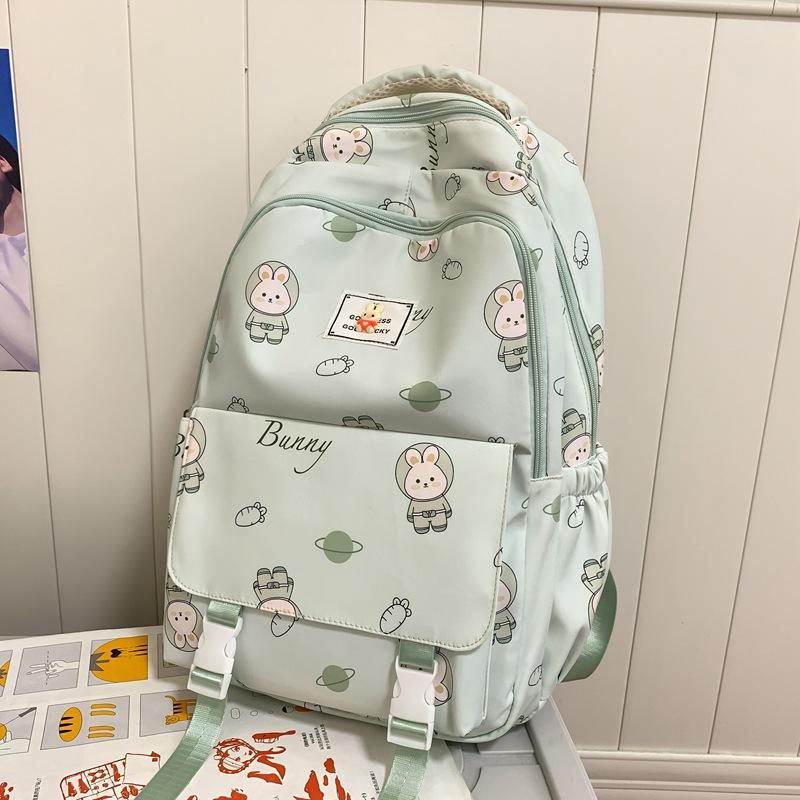 New schoolbag female Japanese ins sweet junior high school student backpack cute cartoon girl backpack
