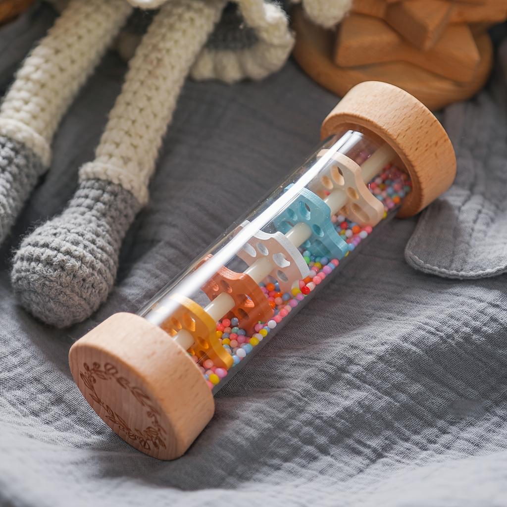 Timer Rain Sound Tube Youngsters's Fun Rain Sound Simulator Music Enlightenment Musical Instrument Rattle Toy