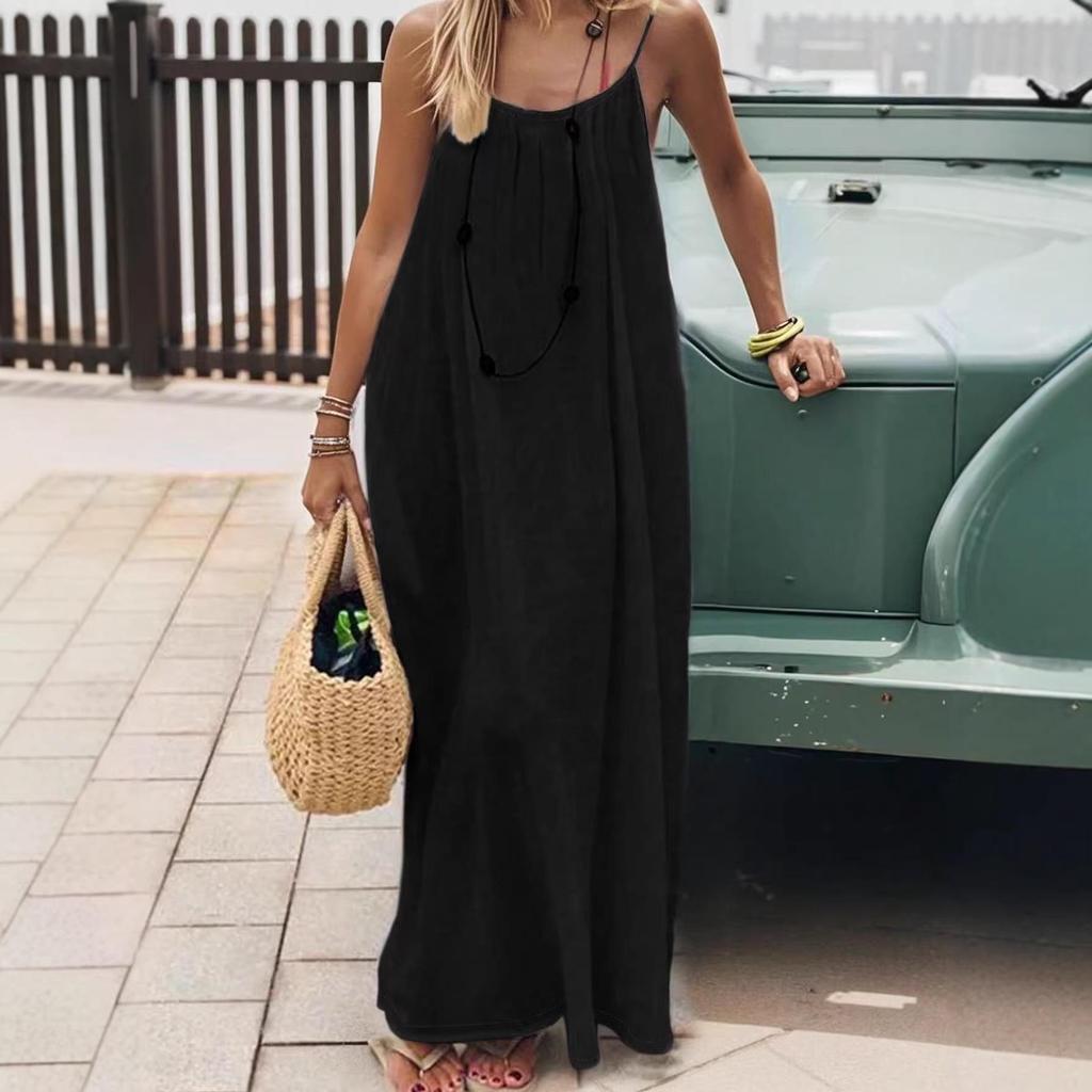 Women's Backless Sling Overcoat Dress, Loose-Fit for Home (2026)