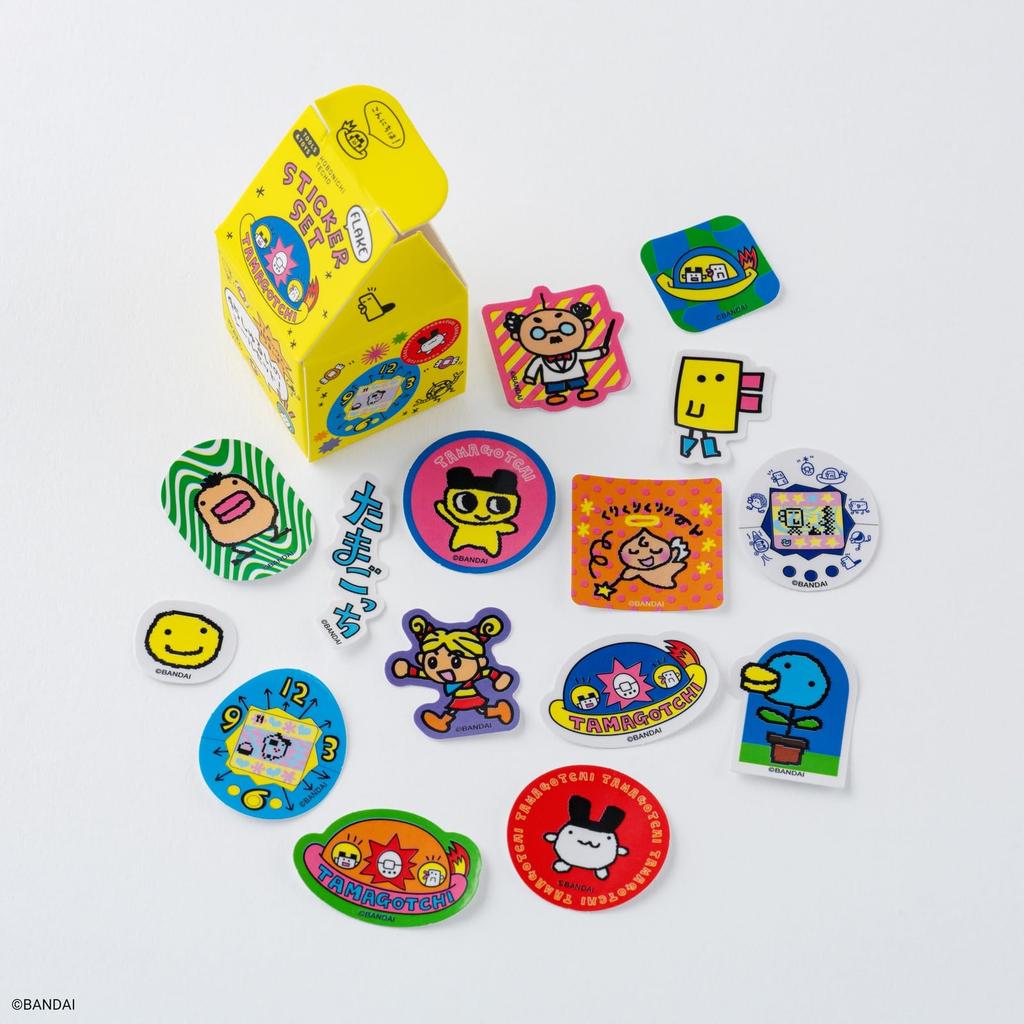 Hobonichi Techo Stickers of Planner Accessories Tamagotchi/Flake (Set 3)
