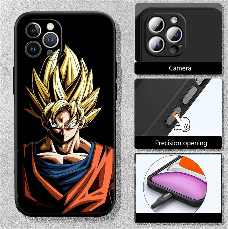 MH48 Dragon Ball Goku Phone Shell Case for Redmi Note 8 9 10 11 11S 10C 10X 10A 10T 9A 9C 9T 9S 8T Pro Max Plus Prime