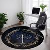 1pc Lord of the Rings Office Round Area Rug, Indoor Mat Suitable For Office, Under Office Chairs Bedroom Living Room Home Decor, Room Deco