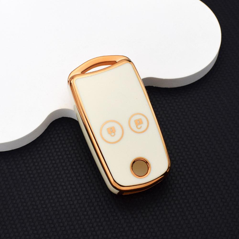 For Honda Acura 2/3 Button Flip Key Cover Shockproof TPU Case Fit For Civic Accord CR-V HR-V Odyssey TL TSX Key Holder Ring