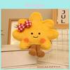 Plush Butterfly Bow Sunflower Keychain With Soft Cotton Filling For Kids And Adults