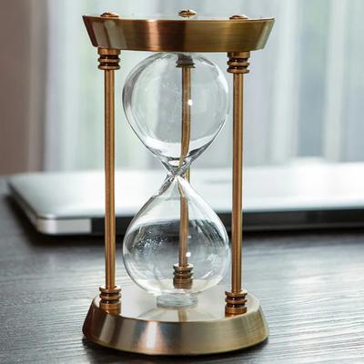 Avrupa Retro Boş Kum Saati Kum Saati Metal Kum Saati Zamanlayıcı DIY Ev Ofis Masaüstü Dekor Süsler 2024 En Yeni Kum Saati