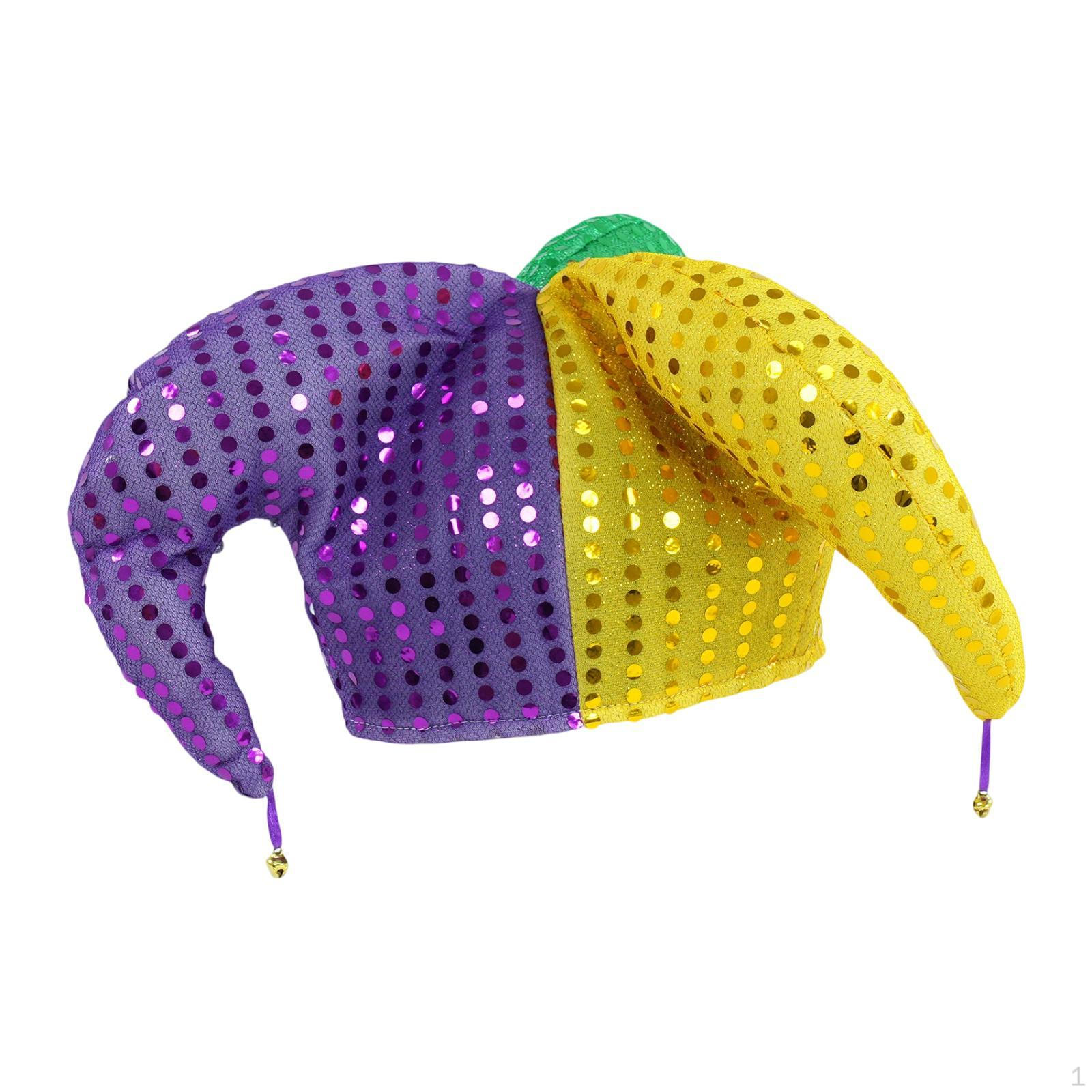 

Halloween Clown Hat Headgear Cap Adults Party Favor Fancy Dress Court