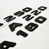 3D ABS Black Car Letters Logo A180 A220 A260 Badge Rear Trunk Emblem Decals For Mercedes Benz A Series A180 A200 A250 A260 W177
