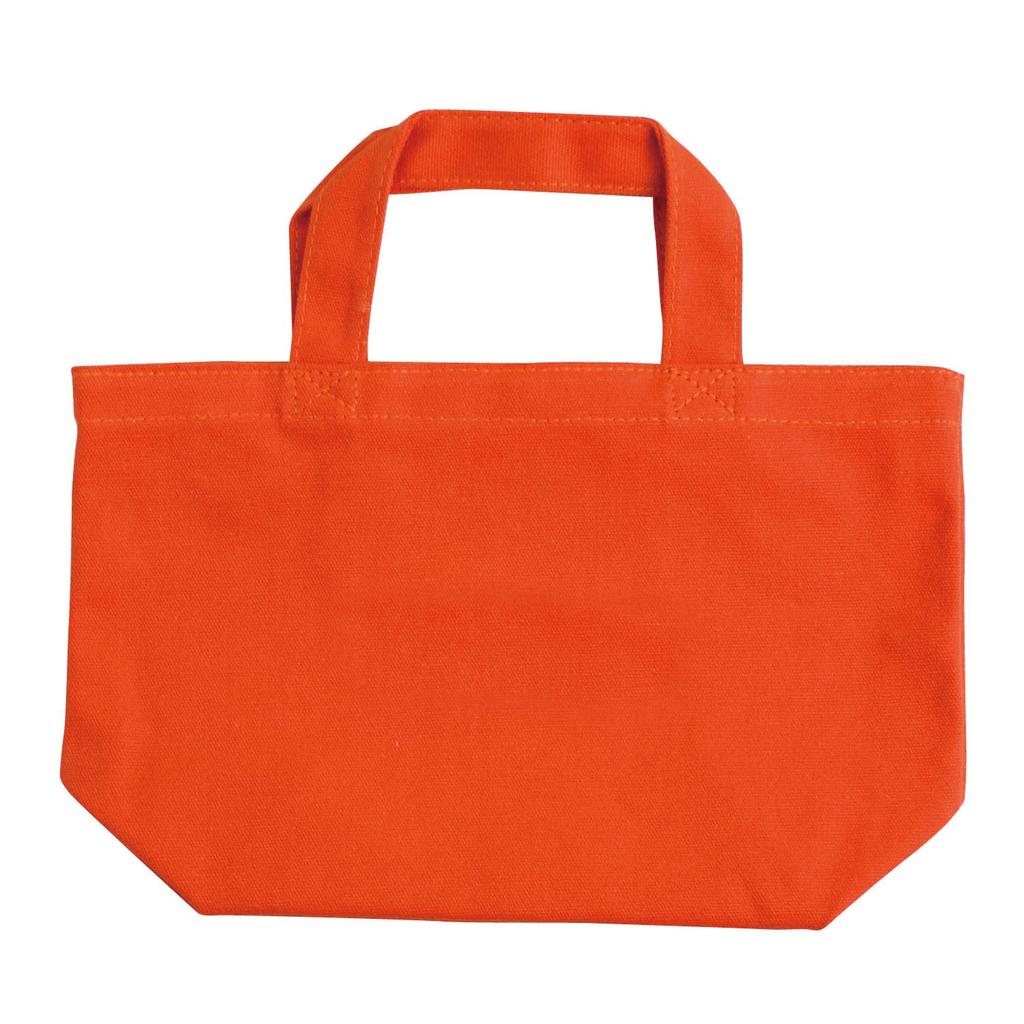 Crayon Tote Bag (Orange) Mini Tote Bag Canvas Lunch Bag 100% Cotton Small Size Lunch Box Bag Sub-Bag