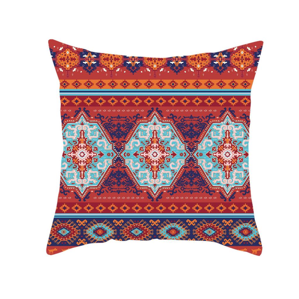 Retro Pattern Türkiye Persian Carpet Pattern Linen Pillowcase Home Decorative Pillow Cushion Pillowcase