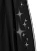 GAKKAI UNIONS Fade Star Sweat Balloon Pants Black