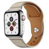 Compatible with Apple & Huawei: Retro Genuine Leather Snap-On Watch Band