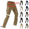 Detachable Sports and Casual Multi-pocket Work Trousers; Loose-fitting Outdoor Casual Trousers