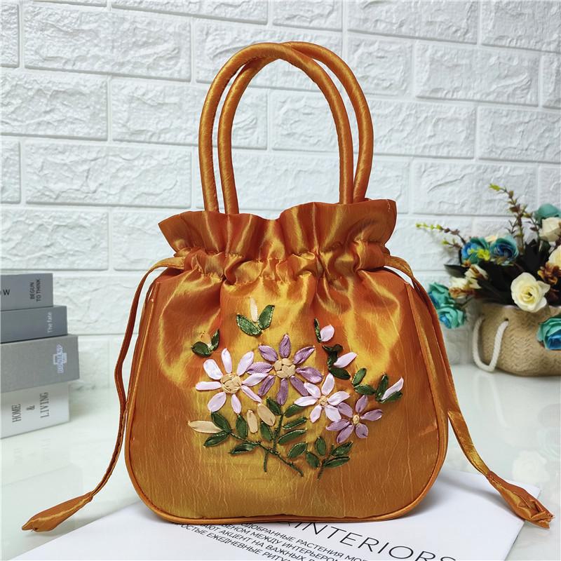 Embroidered Handcrafted Ethnic Handbag - Compact Shopping Bag for Mobile & Essentials