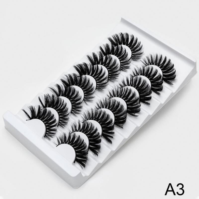 Fluffy Lashes 8/5pairs Eyelash Extensions De Cils Makeup Beauty False Eyelashes Wholesale Lashes Natural Wispy Lash-lifting