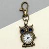 Tiny Cute Owl Shaped Pendant Pocket Watch For Kid Men Women Retro Quartz Pocket Clock Gifts Arabic Numerals Dial