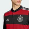 Adidas Climacool Germany National Team 2014 Away Slim Fit Striped Short Sleeve Football Shirt Men tops JZ6959