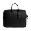 Metropolitan 40 Detachable Shoulder Strap with Zipper Closure Glove-tanned Leather Laptop Bag Large Men's Black