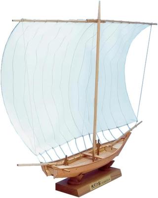 Woody Joe Mini Japanese Sailing Boat Wooden Model Assembly Kit (Boat)