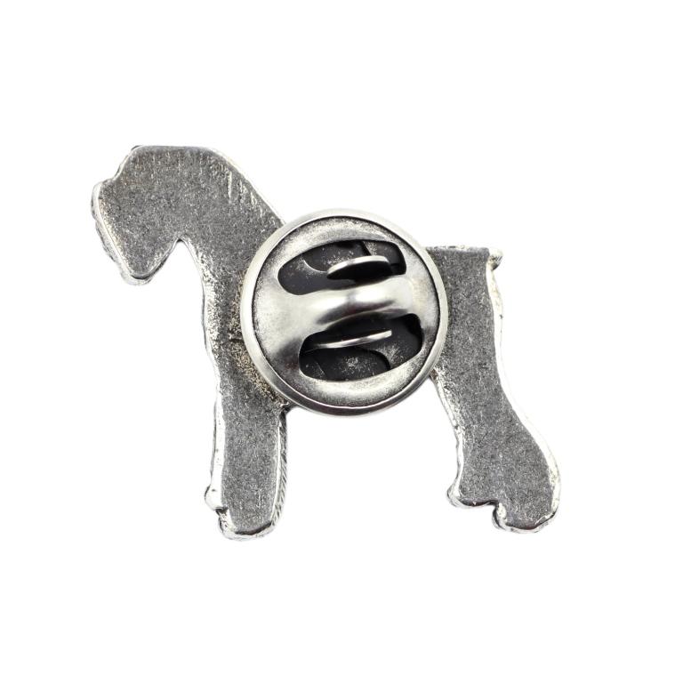 Schnauzer - Broche de cachorro em caixa de presente, alfinete elegante, alfinete de lapela para jaqueta da marca Art-Dog