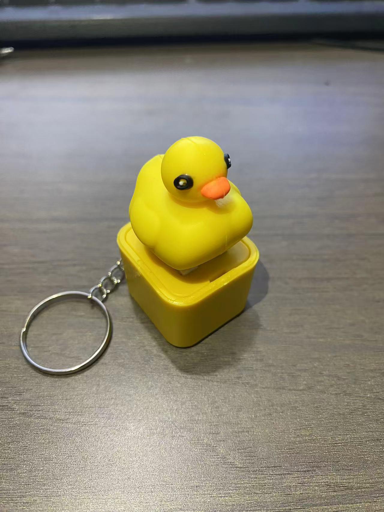 

LED Sound & Light Animal Keychain: Stress Relief Button featuring Lizard, Pig, Puppy, Frog, Snake