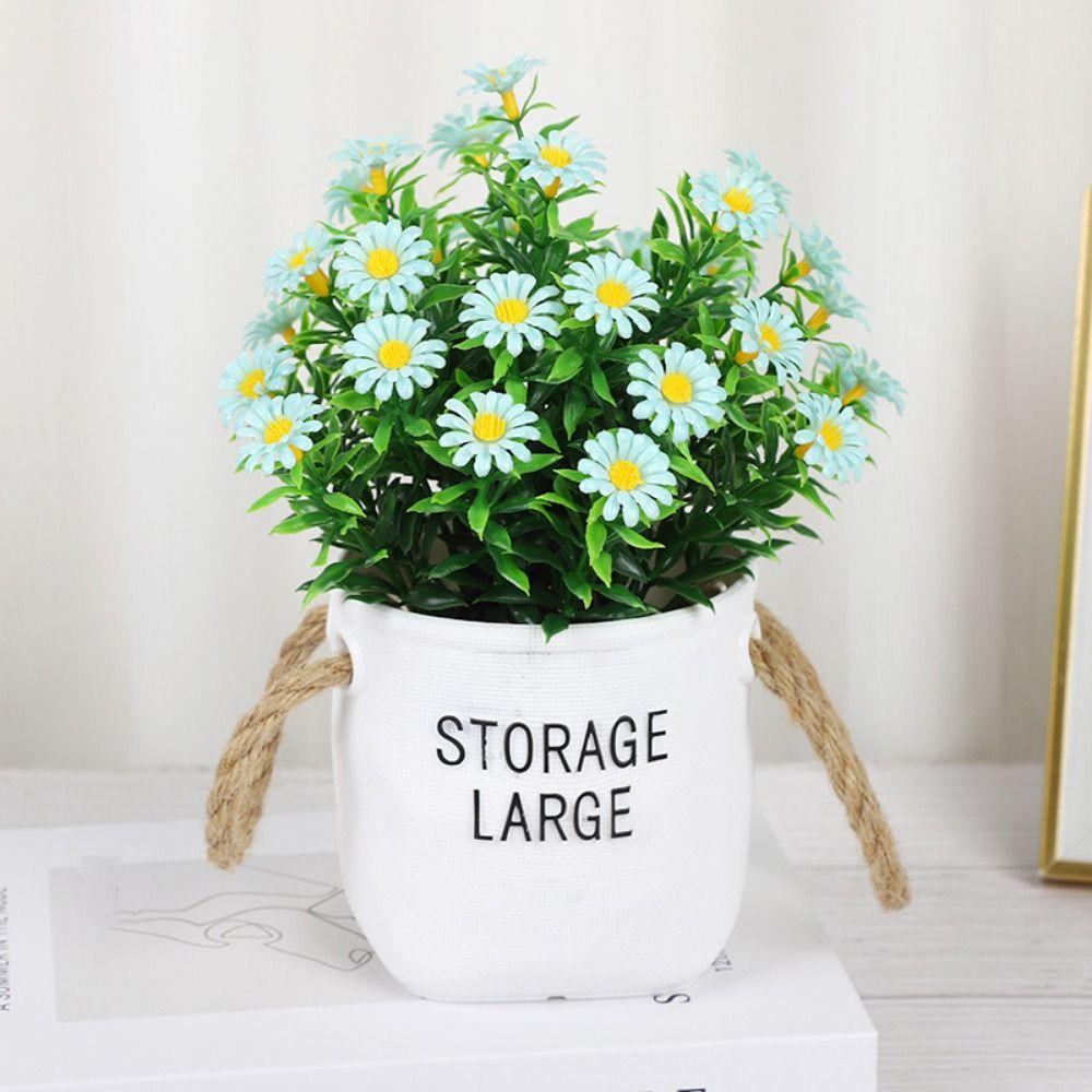 Plastový květináč na bonsaje 18*22cm Sedmihvězdné slunce Sedmikráska Pro svatbu Domov Hotel Kancelář