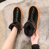 Fashion Padded Female Ankle Shoes Plus Warm 39 Plush Winter 2024 Ladies Booties Snow Boots Comfortable and Elegant High Quality Hot Boot