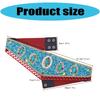 Bohemian Multicolored Beaded Belt Handwoven Adjustable Waistband For Women Ethnic Style Festival Accessory