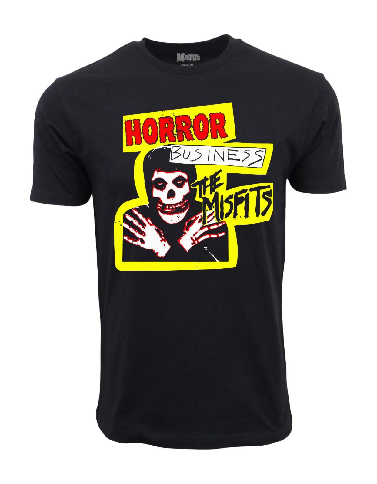 Unisex Adult Casual Graphic THE MISFITS HORROR BUSINESS GRAPHIC T S... S