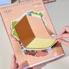 20 Sheets/pack Miniature Scenery Sticker Book Wonderful Town 4.0 Visual 3D Pop-Up Houses Children's Quiet Activity Book