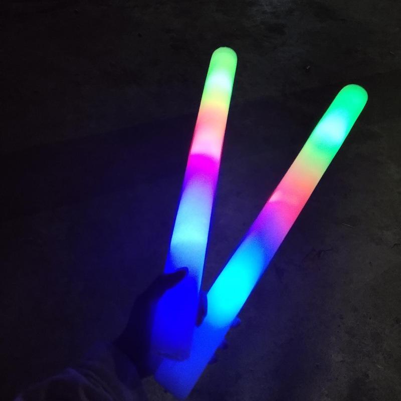 Customizable Colorful Flashing Foam Glow Sticks for Concerts