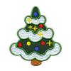 Patchion Snow Frosted Christmas Tree - Sew-on - Embroidered Patch/Badge/Emblem