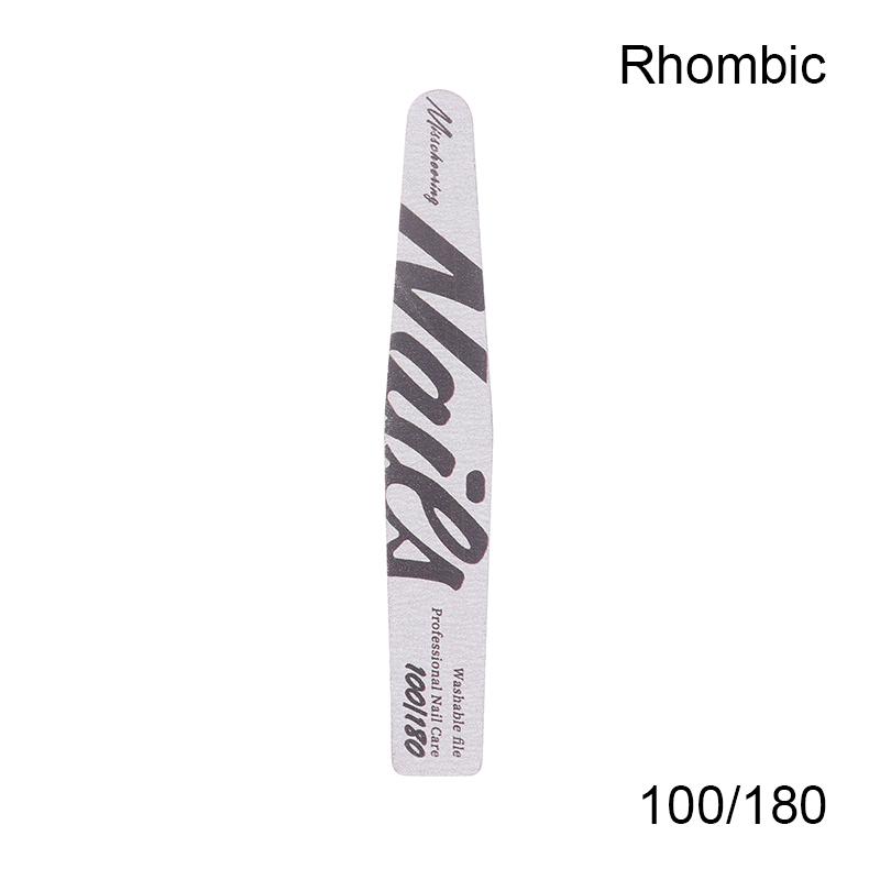 

Nail File 100/180 Professional Tools Emery For Manicure Gel Polishing Files For Nails Buffers Set Polisher rhombic