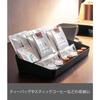 Yamazaki Amenity Box Tower Wide Black 4228 (W30 X D13.5 X H5cm)